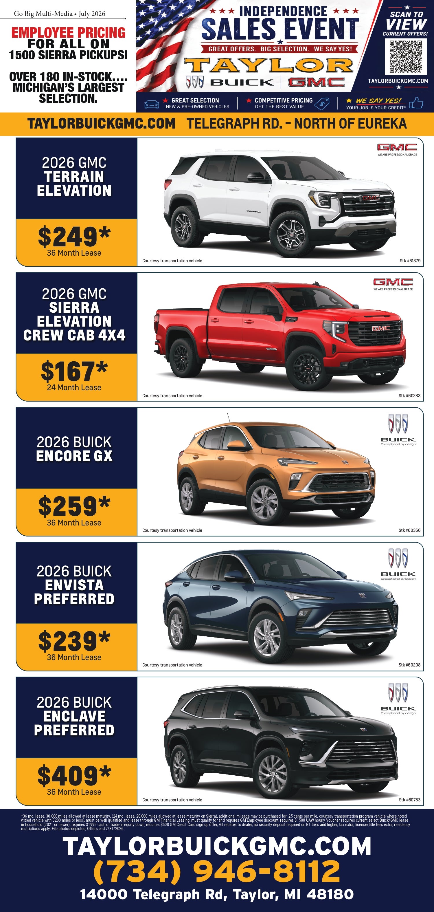 Current Specials